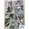 Image 1 : 4 Early Risque Pin Up Women Postcards