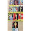 Image 1 : Set of 10 Linen Pin Up Ladies by Curt Teich Postcards