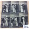 Image 1 : Set of 6 Couples on Beach Real Photo Postcards