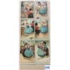 Image 1 : Set of 6 Dutch Children by F. Hardy Postcards