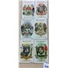 Image 1 : Set of 6 & Wrapper Humor Postcards "What's Your Crest"