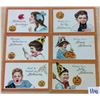 Image 1 : Set of 6 Halloween Postcards of Children & Pumpkins by Stecher