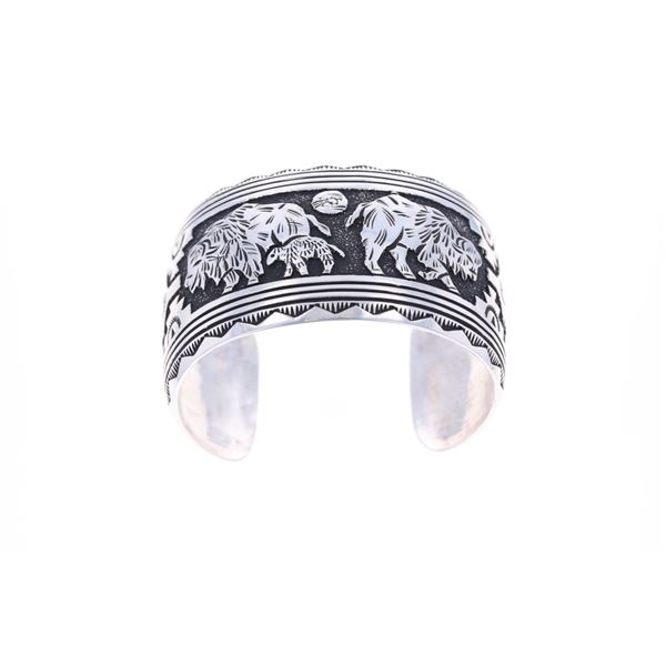 Navajo Richard Spencer Sterling Silver Bracelet