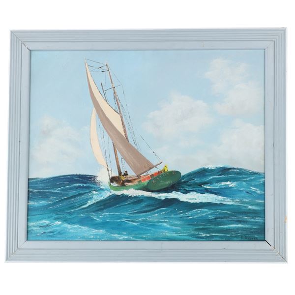 Original E. Guereh "Kathy II" Oil on Canvas