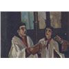 Image 8 : 19th C. Italian "Catholic Mass" Oil Painting