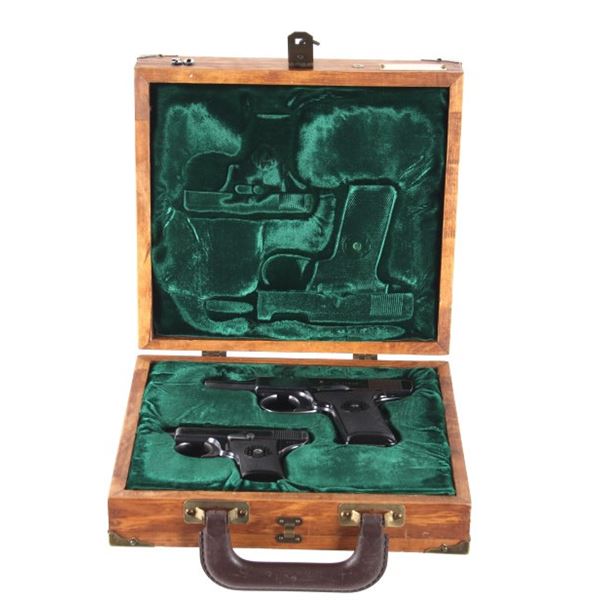Cased Harrington & Richardson Semi Auto Pistols