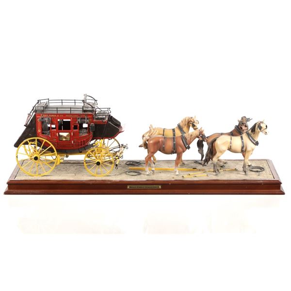 Franklin Mint Wells Fargo & Co Overland Stagecoach