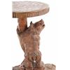 Image 13 : Black Forest Style Carved End Table Cody, WY