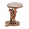Image 1 : Black Forest Style Carved End Table Cody, WY