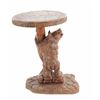 Image 3 : Black Forest Style Carved End Table Cody, WY