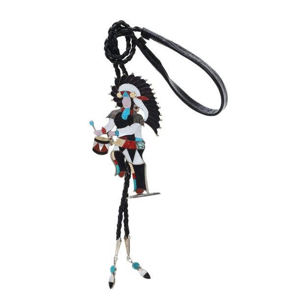 Eddie & Johnathan Beyuka (1920-2002) Kachina Bolo