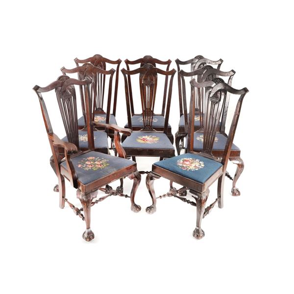 18th Century Philadelphia Chippendale Style Chairs