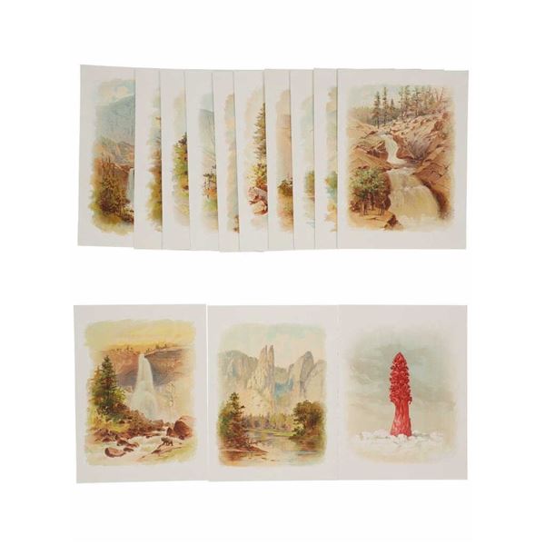 Yosemite Illustrated in Colors 1890, Watercolours