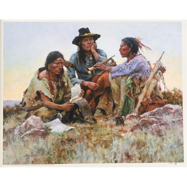 Howard Terpning "Found on the Field of Battle"
