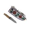 Image 1 : 19th Century Cree Beaded Sheath & Forged Knife