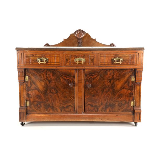 Late 19th C. French Buffet Cabinet By Koppelman