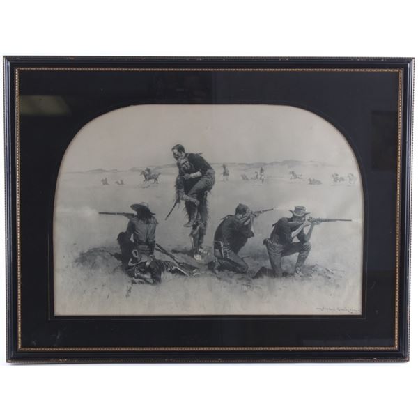 Frederic Remington Rotogravure Twenty Five To One