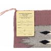 Image 3 : RARE Navajo Large Sampler Rug by Elsie Shaw