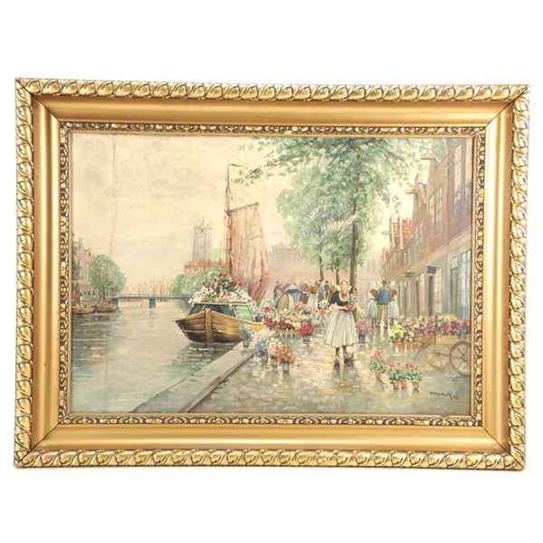 Willy Kruschwitz (1891-1956) Holland Painting