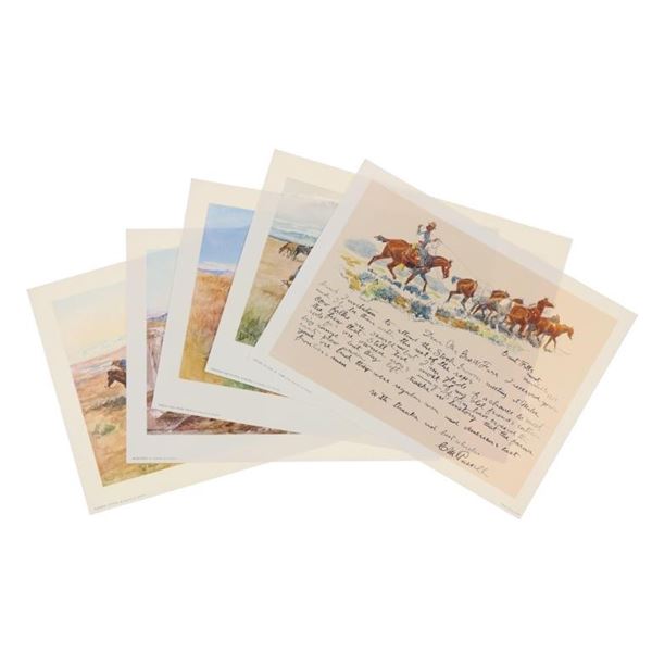 Charles M. Russell Watercolors of the Old West