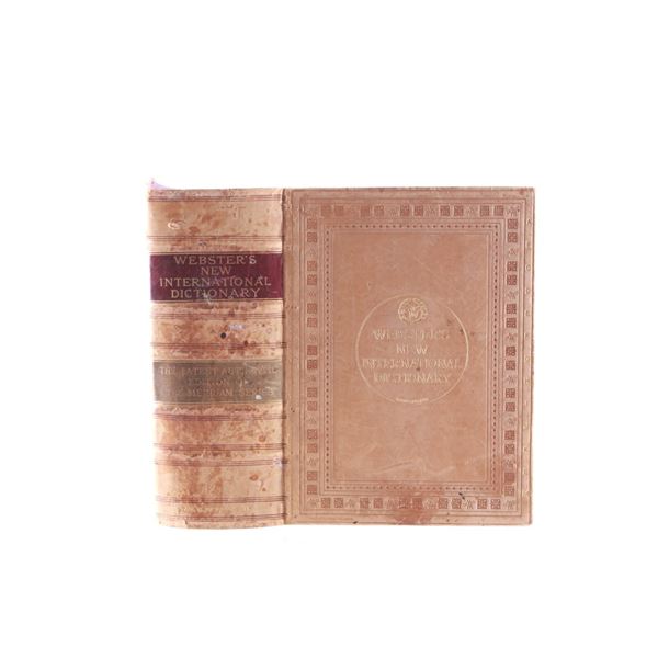 Rare Webster's New International Dictionary 1927