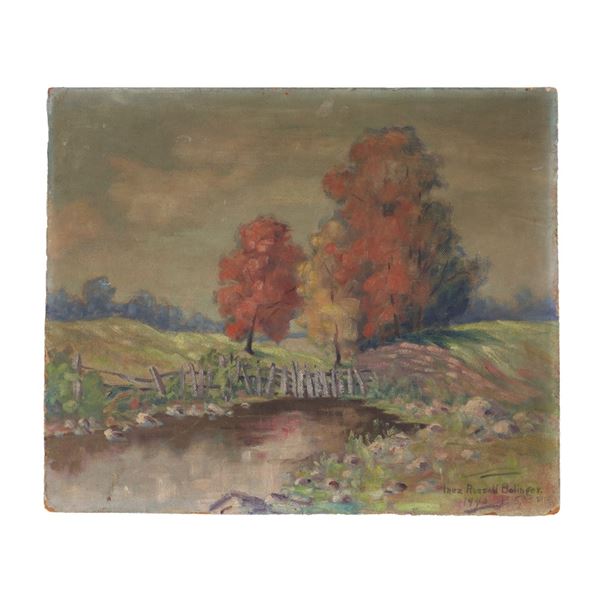 Inez R. Bolinger (1887-1967) Oil Painting c. 1940