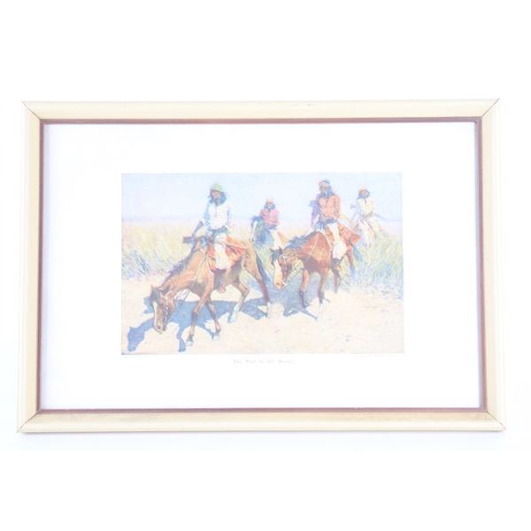  The Pool In The Desert” by Frederic Remington