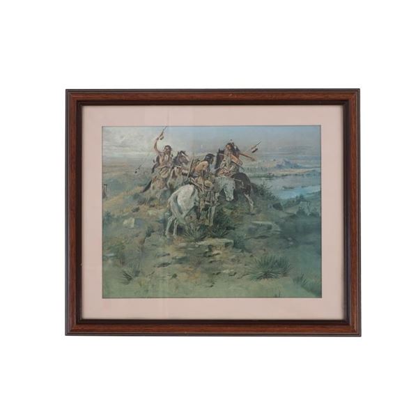  Indians Discovering Lewis and Clark , Russell