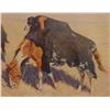 Image 8 : "Indians Simulating Buffalo" Remington, Collier's