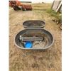 Image 1 : (2x Bid Price) Little Giant Plastic Water Troughs with Contents (Apx. 100 Gallons)