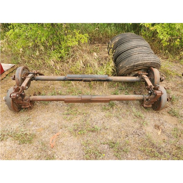 (2) Axels, (5) Goodyear Tires (8 x 14.5)