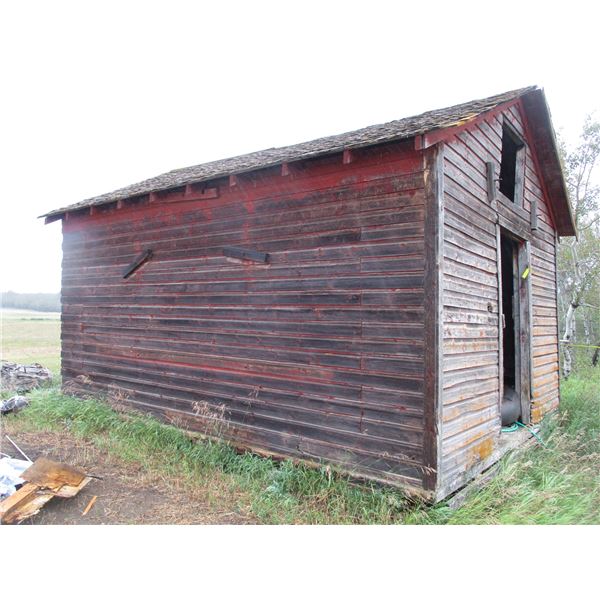 Red Wooden Shed (14 x 18') - To be Moved