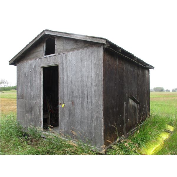 Gray Wooden Shed (12 x 14') To be Moved