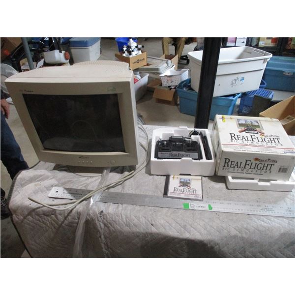 Real Flight RC Simulator (Complete), Vintage Box Monitor (16")