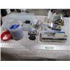 Image 1 : Lot of Lynch Pins, Pressure Gauge, Machine Counter, Misc.