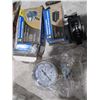 Image 5 : Lot of Lynch Pins, Pressure Gauge, Machine Counter, Misc.