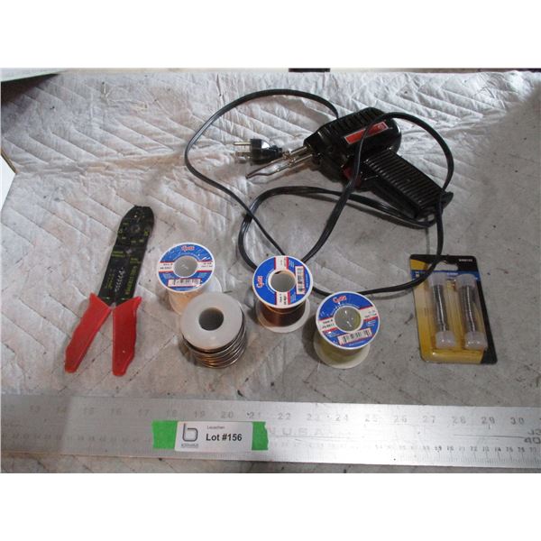 Electrical Soldering Gun & Wire