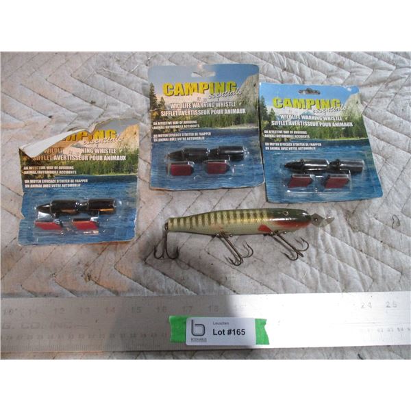 Warning Whistle, Vintage Fishing Hook