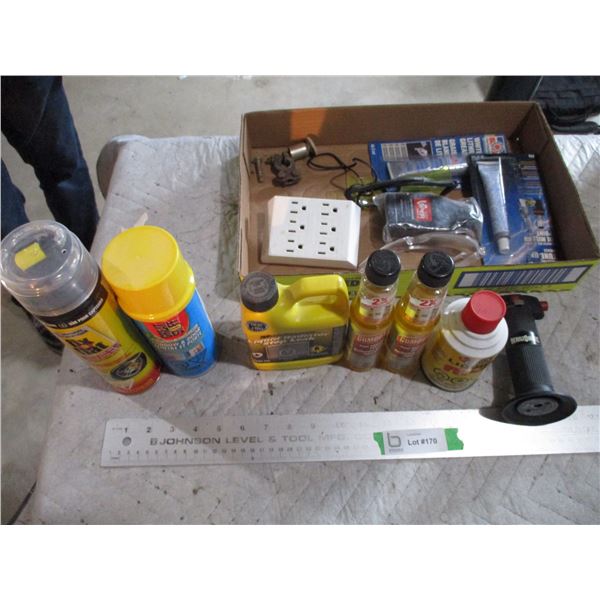 Lot of Sealant, Fuel Injector Cleaner, Misc.