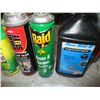 Image 3 : Lot of Raid, Brake Fluid, 10W40 Motor Oil, Leather Care, Chalk Line Powder, Misc.