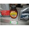 Image 4 : Lot of Raid, Brake Fluid, 10W40 Motor Oil, Leather Care, Chalk Line Powder, Misc.