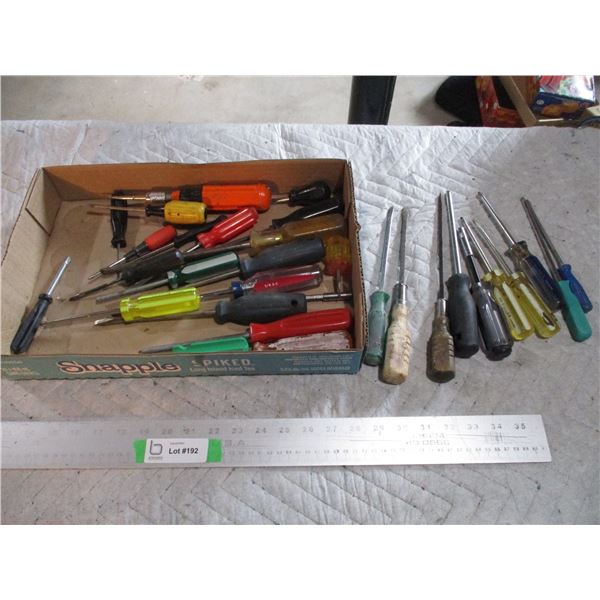 Mixed Lot of Screw Drivers
