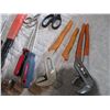 Image 2 : Lot of Screw Drivers, Hammer, Water Pump Pliers, Scissors