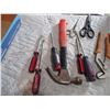 Image 3 : Lot of Screw Drivers, Hammer, Water Pump Pliers, Scissors