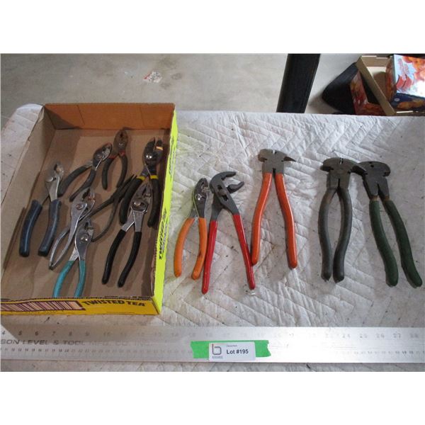 Mixed Lot of Pliers
