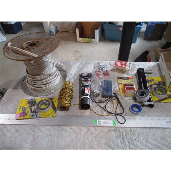 Lot of Pop Riveters, Hook Board, Gear Oil, (2) Pioneer Nipples, Misc.