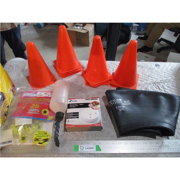 Pylons, Tire Tube (7.50x20 - Brand New), Misc.