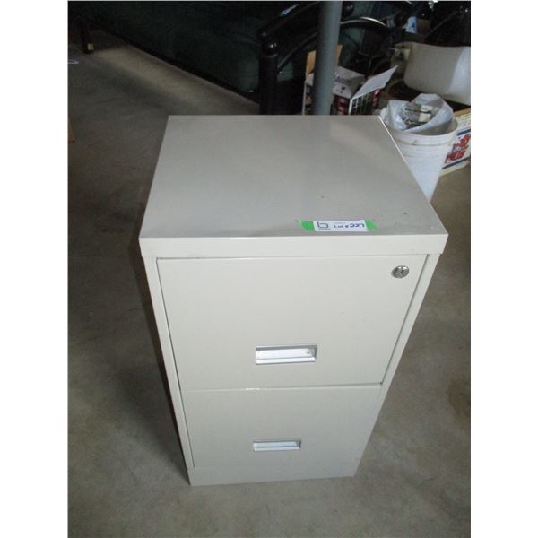 2 Drawer Filing Cabinet (No Key)