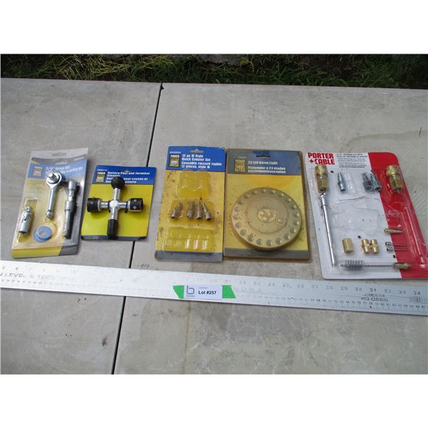 Battery Post Terminal Cleaner, 3/8" Drive Kit, Misc. Couplers, Misc.