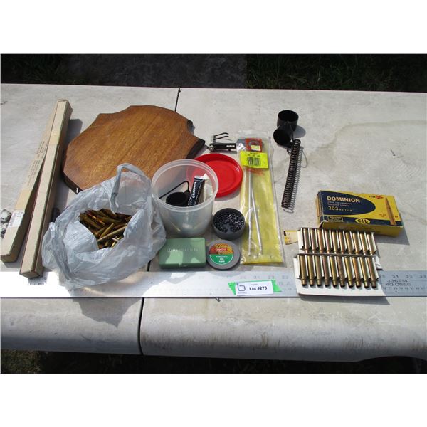 Gun Cleaning Kit for .22 & .30 Misc. Gun Related Items (All Empty Cartridges)